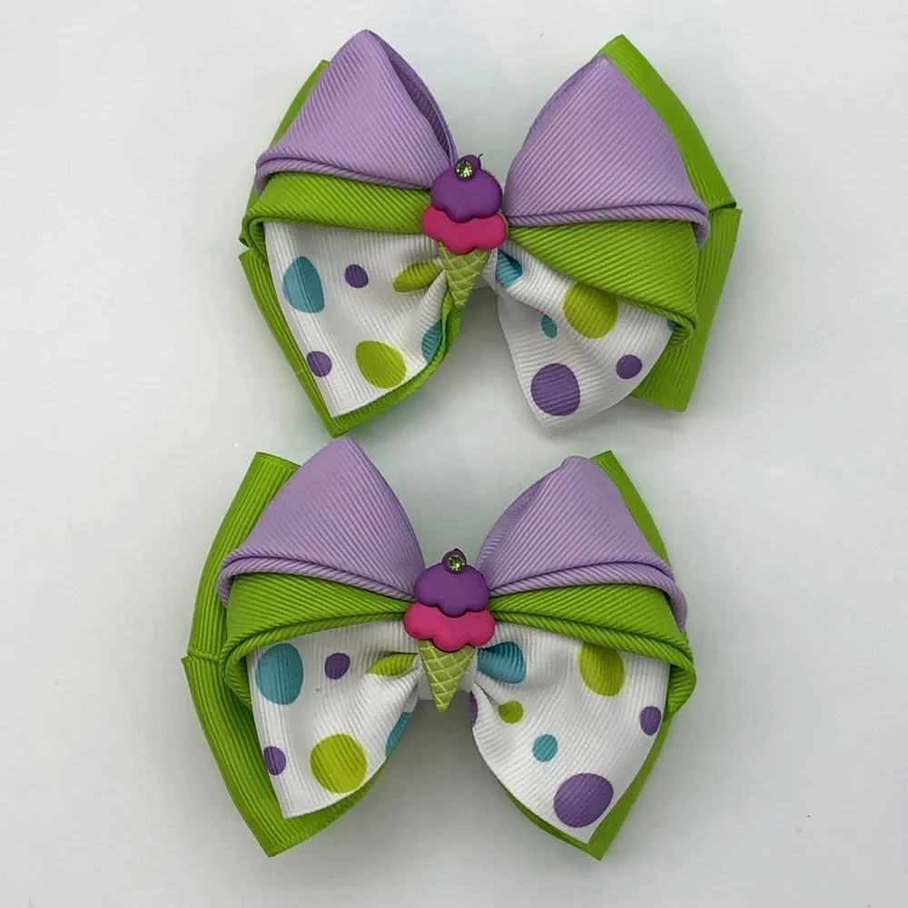 Hair bows (set of four)